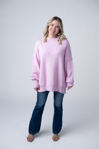 Aurora Cozy Sweater - Pink