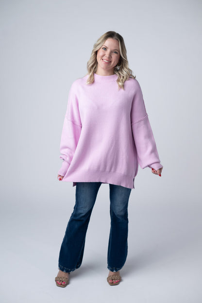 Aurora Cozy Sweater - Pink
