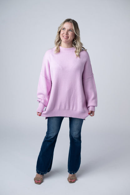 Aurora Cozy Sweater - Pink