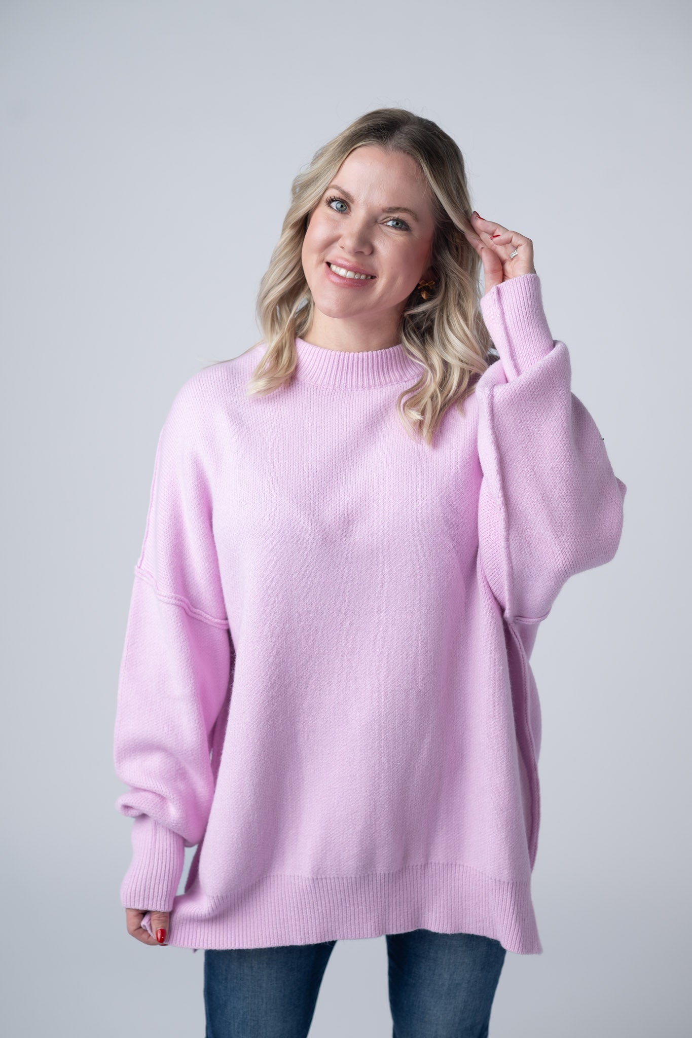 Aurora Cozy Sweater - Pink