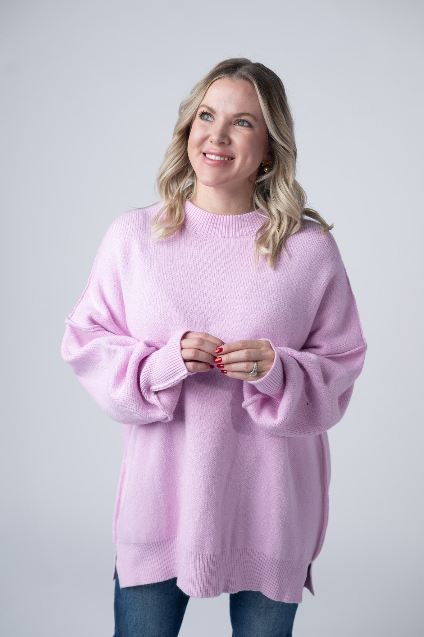 Aurora Cozy Sweater - Pink