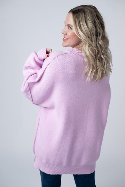 Aurora Cozy Sweater - Pink