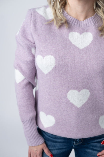 Endless Love Sweater - Lavender