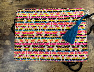 Multicolor Aztec Clutch