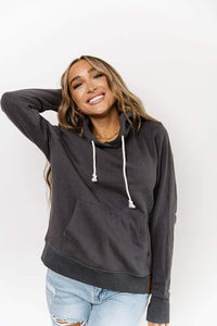 Ampersand Staple Hoodie- Charcoal