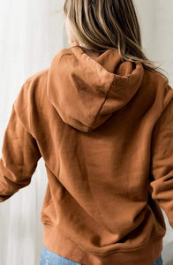 Ampersand Staple Hoodie- Toffee