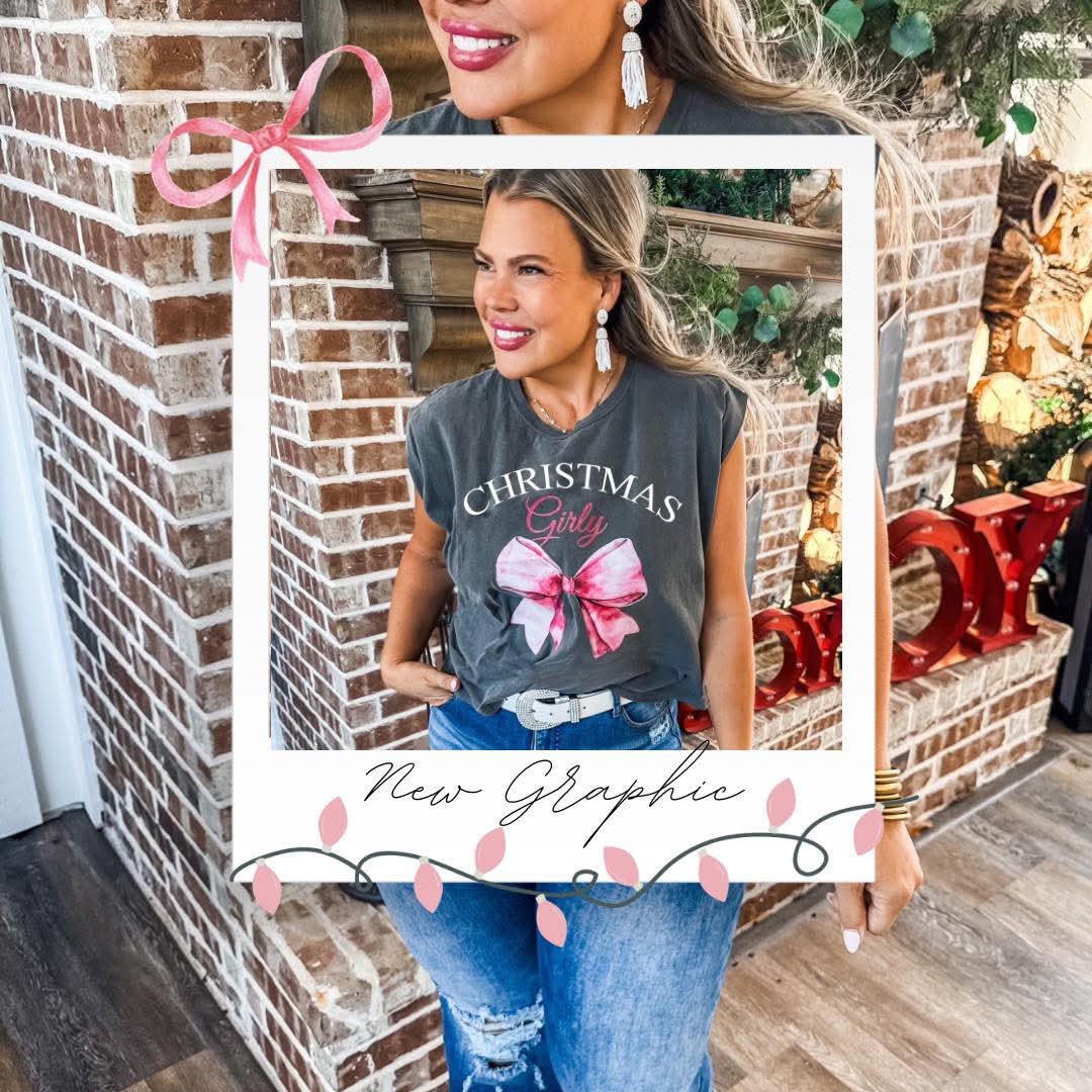 Christmas Girly Graphic Tee