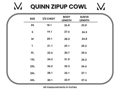 IN STOCK Quinn ZipUp Cowl - Black