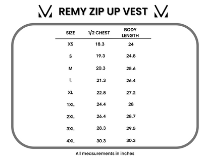 IN STOCK Remy Zip Up Vest - Teal