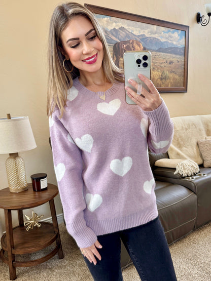 Endless Love Sweater - Lavender