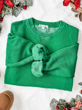 Load image into Gallery viewer, IN STOCK Vintage Wash Pocket Pullover - Green