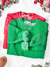 Load image into Gallery viewer, IN STOCK Vintage Wash Pocket Pullover - Green