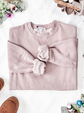 Load image into Gallery viewer, IN STOCK Vintage Wash Pocket Pullover - Blush Pebble