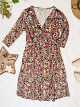 Load image into Gallery viewer, IN STOCK Taylor Dress - Mocha Floral | Women&#39;s Dress