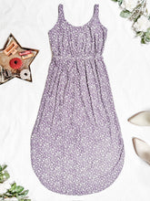 Load image into Gallery viewer, IN STOCK Reagan Ribbed Midi Dress - Lavender Floral | Women&#39;s Dress FINAL SALE