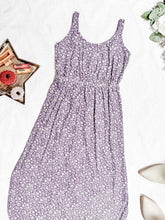 Load image into Gallery viewer, IN STOCK Reagan Ribbed Midi Dress - Lavender Floral | Women&#39;s Dress FINAL SALE