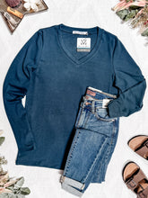 Load image into Gallery viewer, IN STOCK Leah Long Sleeve Top - Teal | Women&#39;s Casual Top FINAL SALE