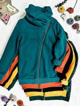 Load image into Gallery viewer, IN STOCK Quinn ZipUp Cowl - Evergreen | Women&#39;s Hoodie