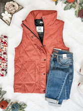 Load image into Gallery viewer, IN STOCK Corduroy Vest - Pumpkin FINAL SALE