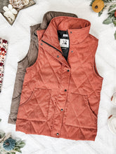 Load image into Gallery viewer, IN STOCK Corduroy Vest - Pumpkin FINAL SALE