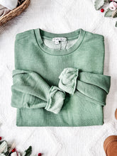 Load image into Gallery viewer, IN STOCK Vintage Wash Pullover - Sage FINAL SALE