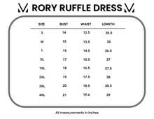 Load image into Gallery viewer, IN STOCK Rory Ruffle Dress - Golden Floral FINAL SALE