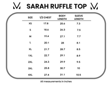 Load image into Gallery viewer, IN STOCK Sarah Ruffle Short Sleeve - Mocha | Women&#39;s Top FINAL SALE