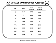 Load image into Gallery viewer, IN STOCK Vintage Wash Pocket Pullover - Green