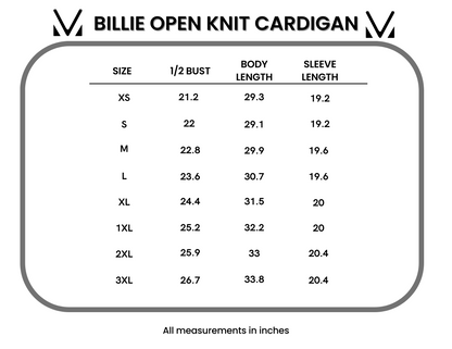 Billie Open Knit Cardigan - Dusty Rose
