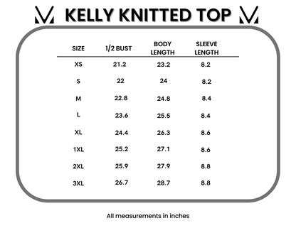 Kelly Knitted Top - Purple