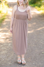 Load image into Gallery viewer, IN STOCK Reagan Ribbed Midi Dress - Mocha | Women&#39;s Dress FINAL SALE