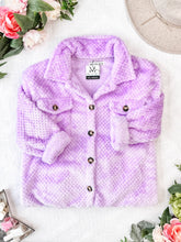 Load image into Gallery viewer, IN STOCK Fleece Shacket - Lavender FINAL SALE