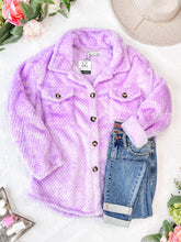 Load image into Gallery viewer, IN STOCK Fleece Shacket - Lavender FINAL SALE