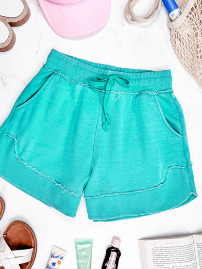 Stevie Shorts - Caribbean Green