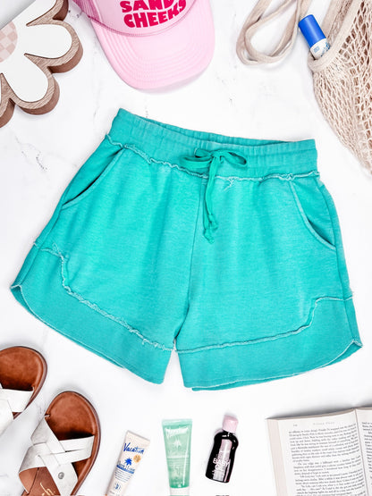 Stevie Shorts - Caribbean Green