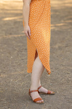 Load image into Gallery viewer, IN STOCK Reagan Ribbed Midi Dress - Pumpkin Floral | Women&#39;s Dress FINAL SALE