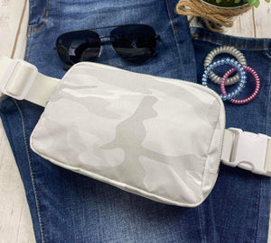 Bum Bag- White Camo