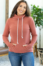 Load image into Gallery viewer, Fleece Cowl Neck- Terracotta