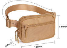 Load image into Gallery viewer, Four Pocket Nylon Sling/ Bum Bag