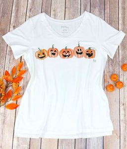 G& L True Fit Pumpkin Graphic Tee- Ivory