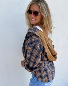 Vivi Plaid Button Down Top