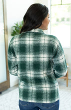 Load image into Gallery viewer, Norah Winter Weight Shacket-  Green &amp; White Plaid