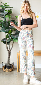 Stepping Into Spring Floral Denim