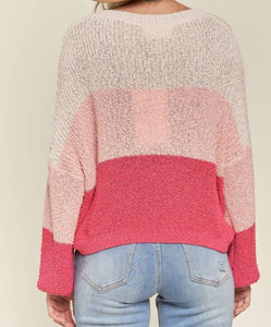 Pretty Good Thing Colorblock Sweater