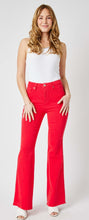 Load image into Gallery viewer, Judy Blue Tummy Control Lipstick Red Flare Denim