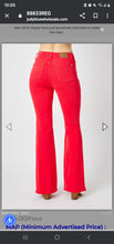 Load image into Gallery viewer, Judy Blue Tummy Control Lipstick Red Flare Denim