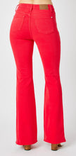 Load image into Gallery viewer, Judy Blue Tummy Control Lipstick Red Flare Denim