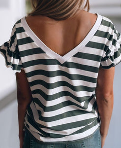 Kelly Reversible V-neck Top