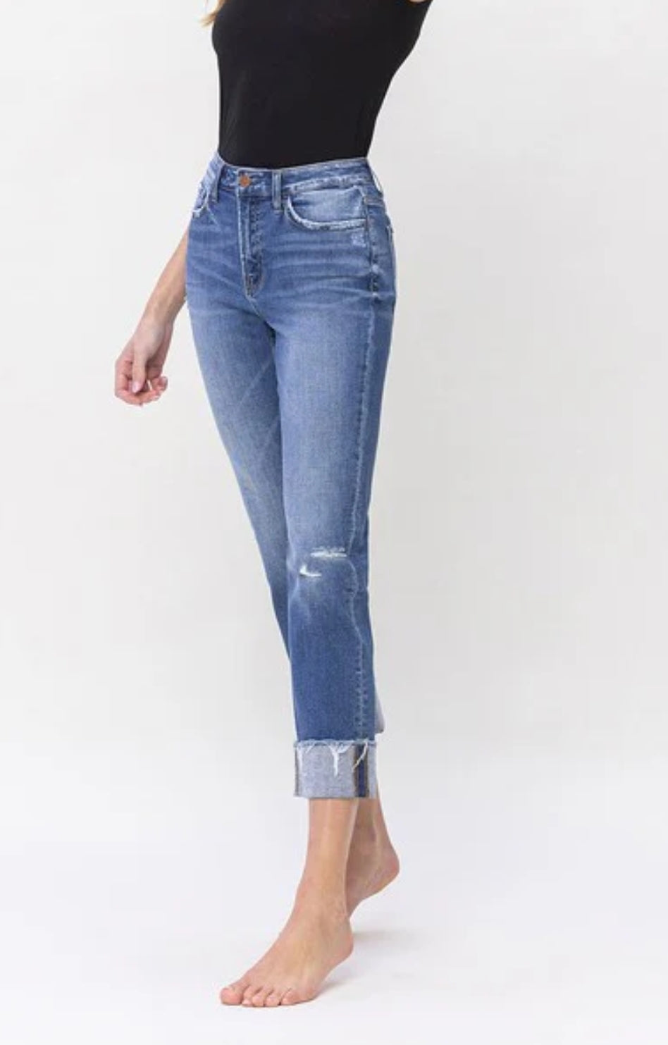 Flying Monkey Sensible Cuffed Denim