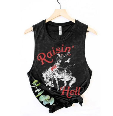 Raisin Hell Graphic Tank Top